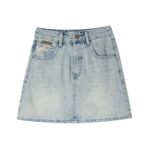 YEARNED Джинсовые короткие юбки Женские