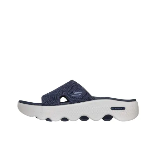 Skechers Massage Fit ReVive Roxie Слипоны Женские Морской синий
