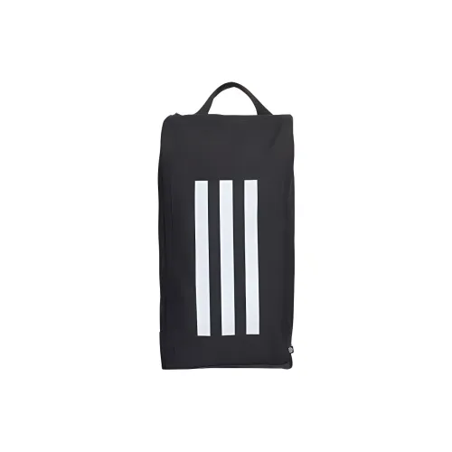 Adidas 3 Stripes Коллаборация Ткань из переработанного полиэстера с полотняным переплетением Сумка для обуви Унисекс Черная