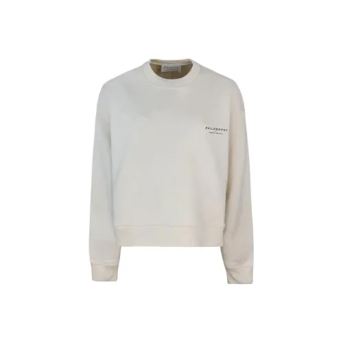 PHILOSOPHY DI LORENZO SERAFINI Толстовка Женская Белая