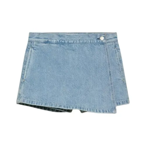 ARITZIA SS25 Denim Forum The '90S VINTAGE Mini Denim Shorts-Skirt Jeans Shorts Women's