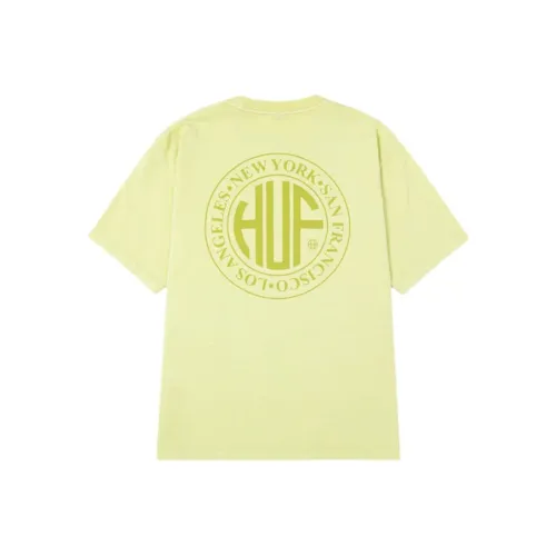 HUF Светло-зеленая унисекс футболка