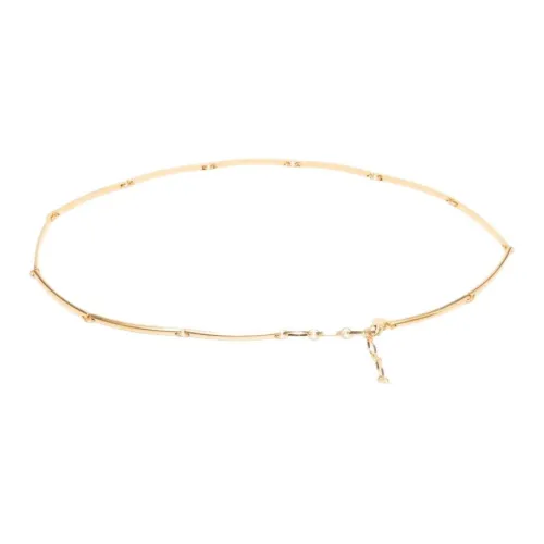 TF Латунь Металлические Цепи для талии Женские Золотые