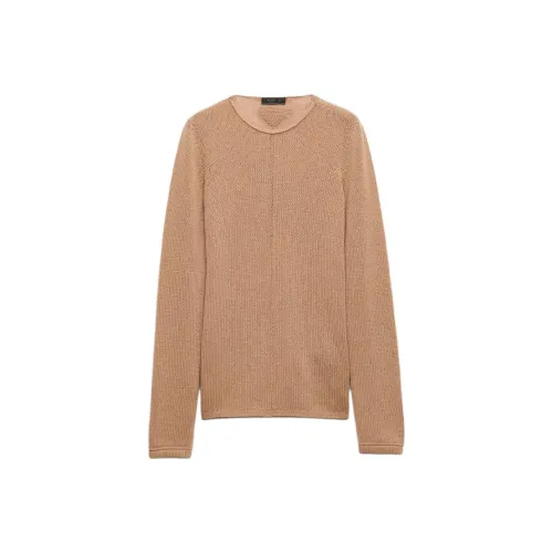 PRADA Свитер Мужской Верблюжий Коричневый