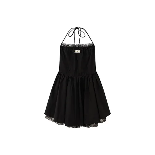 CHUU Черные Женские Слиплатья