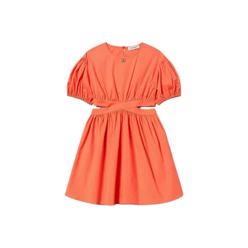 TWINSET Milano Платье SS25 Оранжевый Детский