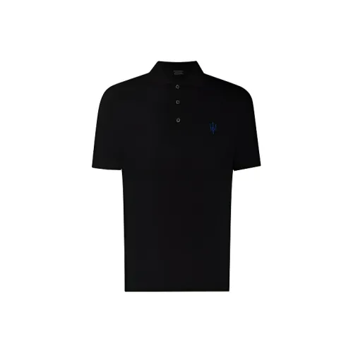 Ermenegildo Zegna Черная мужская поло