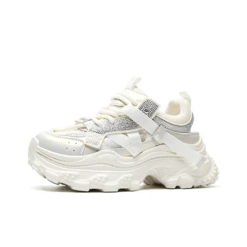 ORD Low-Top Crepe Sneakers Бежевые Женские