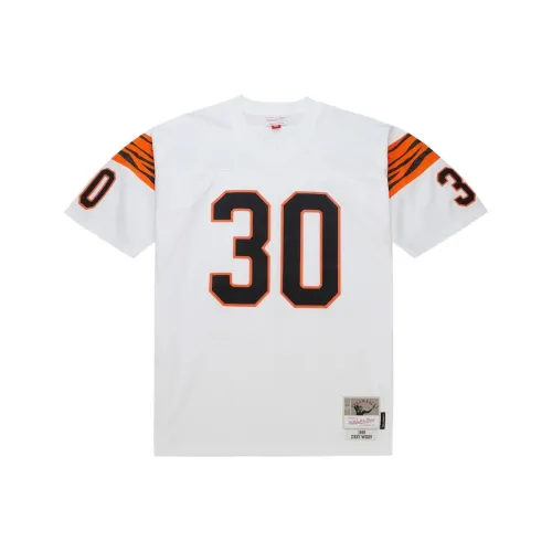 MITCHELL NESS Ickey Woods Регби Джерси Мужской Белый