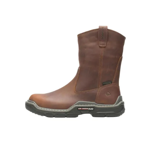 WOLVERINE Raider Durashocks Устойчивый к истиранию Crew Аутдор Мужской Коричневый