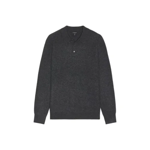 CLUB MONACO Поло Мужское Темно-Серое