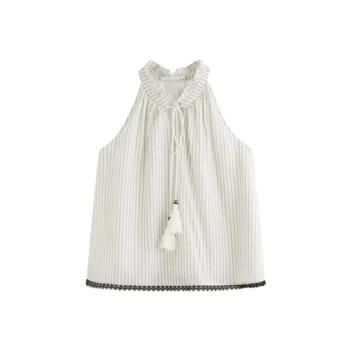 FANSILANEN Голубо-серый Полосы Женские Камисоли