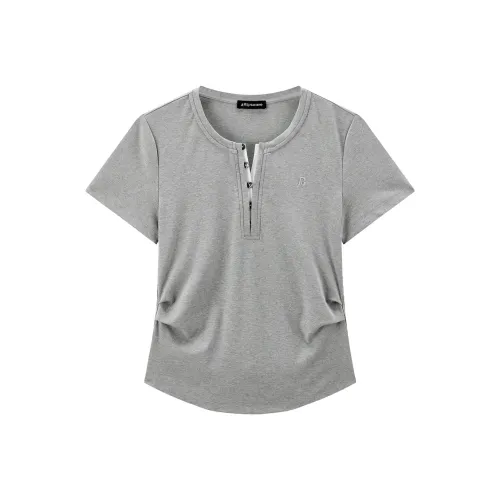 PEACEBIRD Серые Женские Футболки