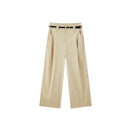 PEACEBIRD Лимон Перец Желтый Женские Повседневные Брюки