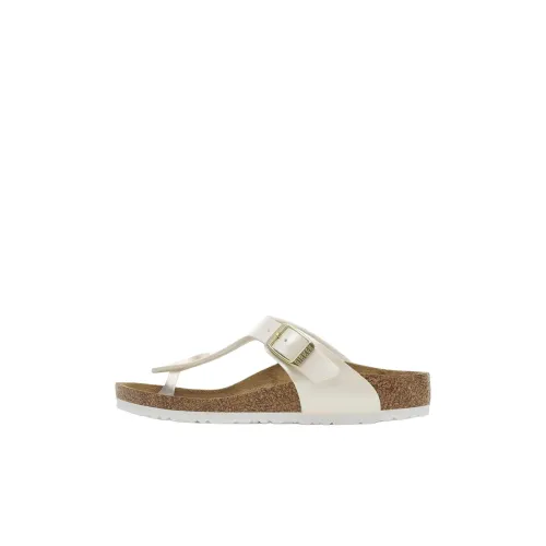 Биркенсток Gizeh Slip-resistant Abrasion-resistant Низкий топ Детские сандалии Экрю Детские