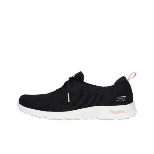 Skechers ArchFit Low Топ Кэжуал Женский Черный