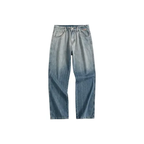 TOBOGGAN Градиент Синий Мужские Джинсы