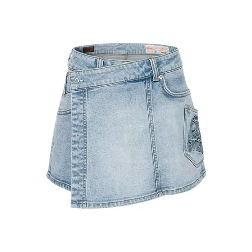 EVISU 2025 Летние Джинсовые Шорты Женские