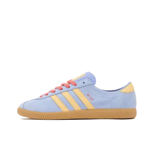 Adidas Originals Wien Slip Resistant Abrasion Resistant Низкие Кроссовки для скейтбординга Женские Синие