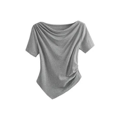 Cypress House Светло-серые Женские Рубашки T