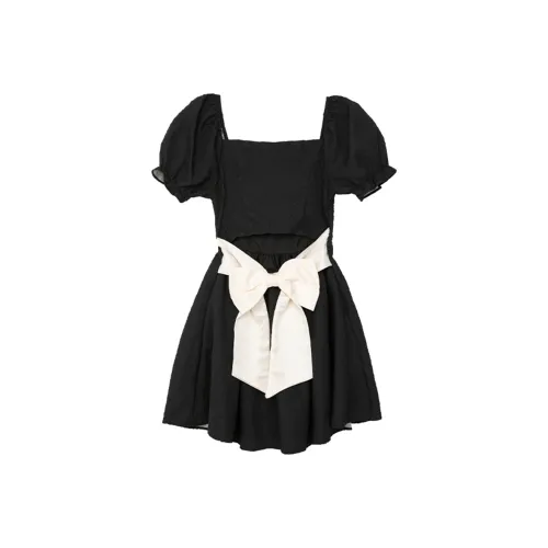 BELOVED STARRY Короткое платье с короткими рукавами женское