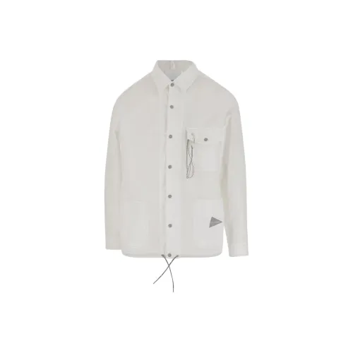 And Wander Куртки и Пальто Мужской Белый