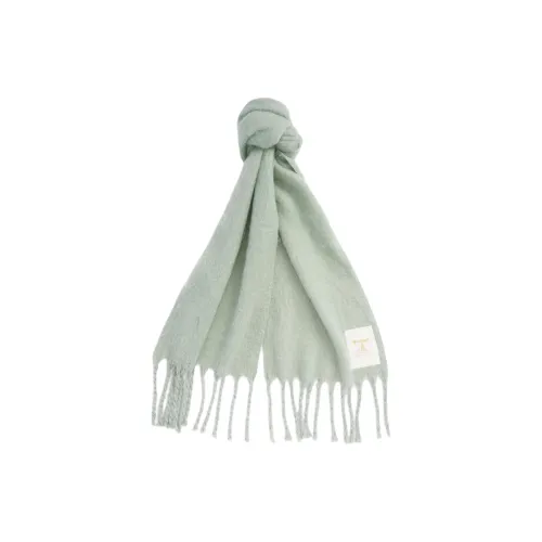 BARBOUR Вязаные шарфы Унисекс Зеленый