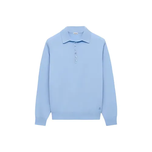 LOEWE SS24 Кашемир Свитер Мужской Синий