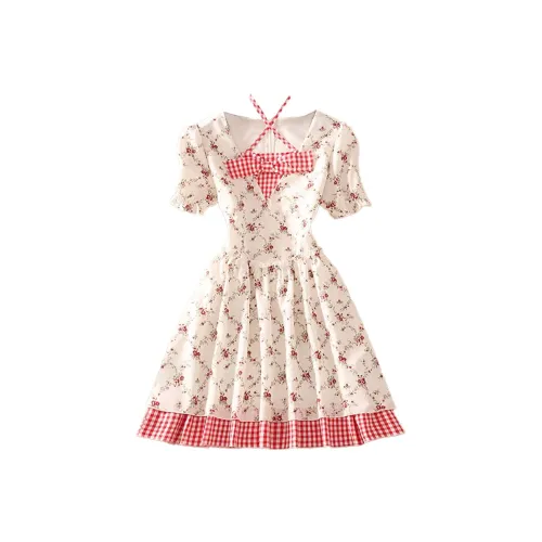 Pa33word Короткий рукав Платье Женское