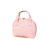 Розовая текстурированная двойная портативная сумка-купол