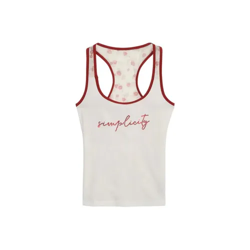 MO VOICE Белый Камисоль Женские Майки