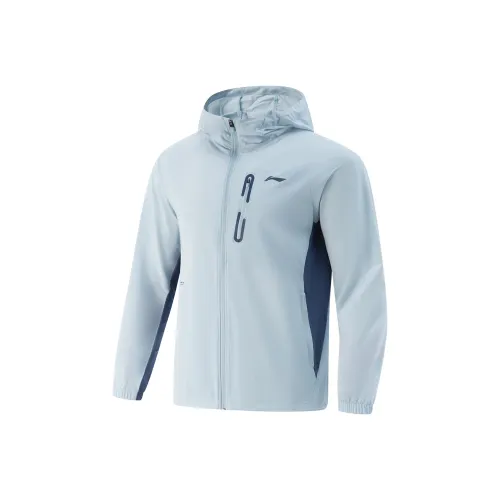 LINING Variety Тренировки Коллекция Тренчкот Мужской Облачно-синий Темный Корабельный синий