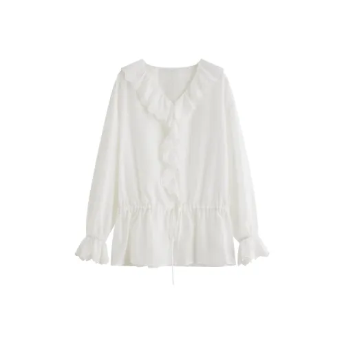 FANSILANEN Белый Женские Рубашки
