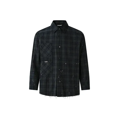 PASET Армейский зеленый Унисекс Рубашки