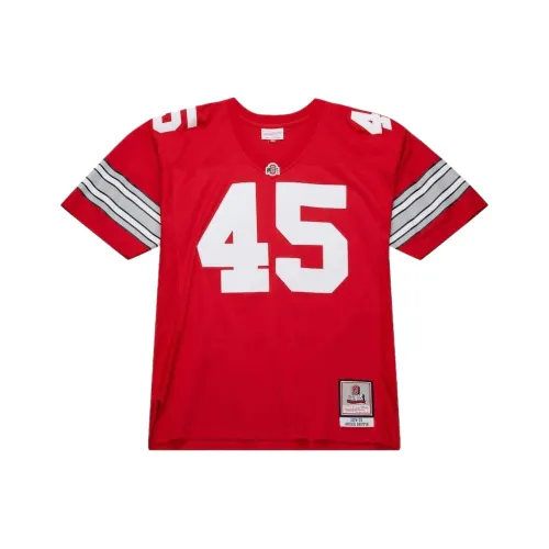 MITCHELL NESS Archie Griffin Регби Джерси Мужской Алый