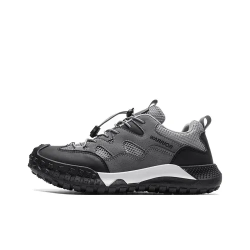 Warrior Альпинистские и туристические ботинки Низкие Серый Черный Мужской