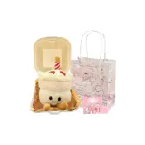 День рождения Торт - Розовый + Коробка для выноса + [Сумка для покупок с бантом в виде котенка]