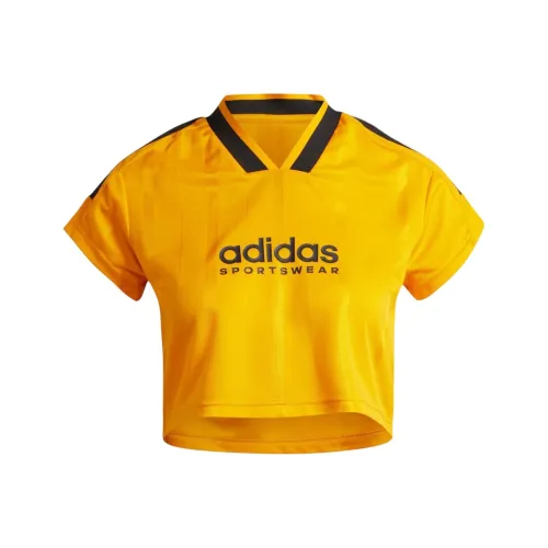 adidas clothing Апельсиновые женские короткие топы