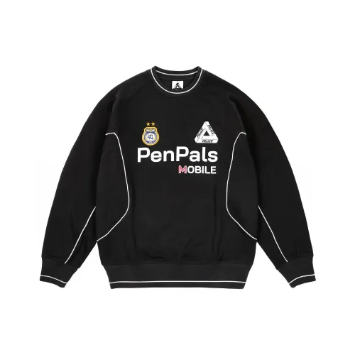 PALACE SS24 PEN PALS CREW SWEATSHIRT Унисекс Черный