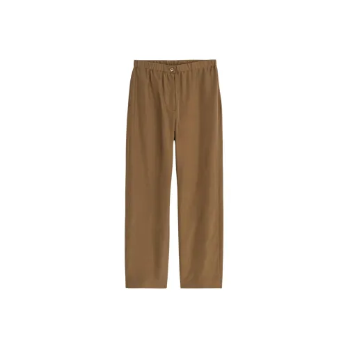 COS Коричневые Женские Повседневные Брюки