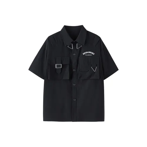 BRYAN JIMENEZ Черная унисекс рубашка