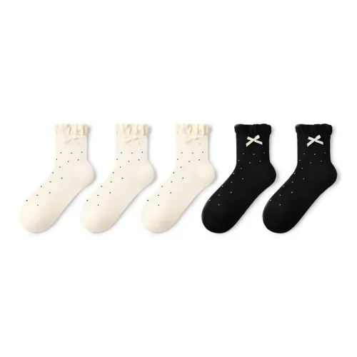 Mulong Family Носки Crew Женские упаковка из 5 пар