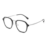 Яркий черный | Серебряный-C05 & Защита от синего света, 0 диоптрий, линзы