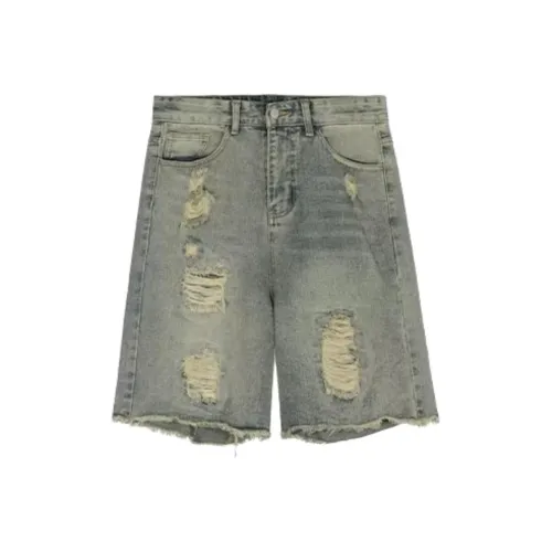 YOUSEKOO Синие Унисекс Джинсовые Шорты