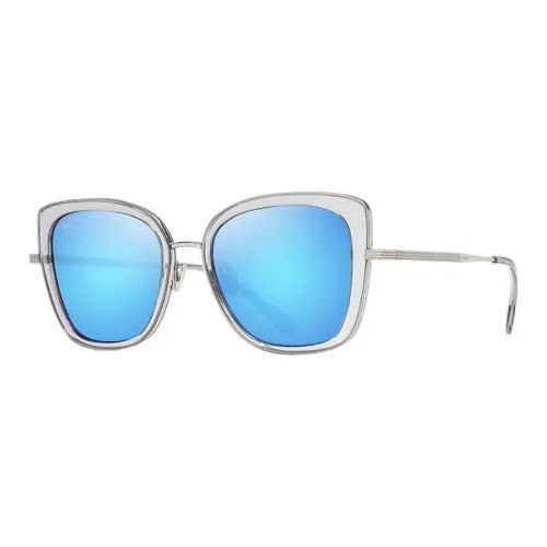 Maui Jim Титан Ацетат Бабочка Солнцезащитные очки Женские Прозрачный