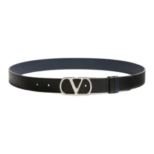 Valentino Телячья кожа Кожаные ремни Мужской Черный 3 см