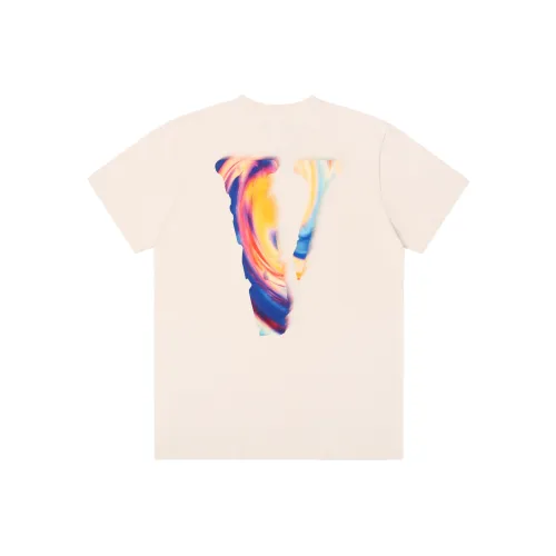 VLONE SS25 Бежевый многоцветный унисекс футболка