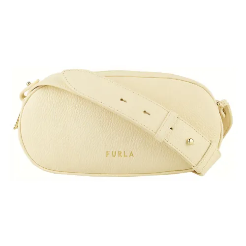 Furla Кожа Сумка через плечо Женская Светло-желтая