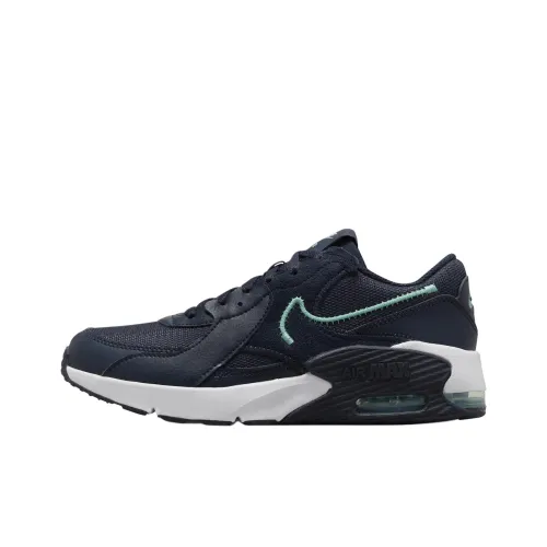 Nike Air Max Excee Амортизация Низкий Топ Детские Беговые Кроссовки Обсидиан Подростки