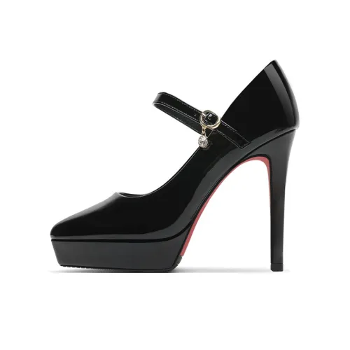 Lan Miao Узкий каблук Высокие каблуки 12CM Женские